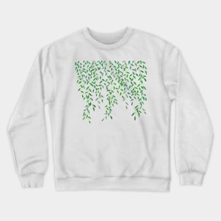 Watercolor Hanging Plants | Greenery Leaves Crewneck Sweatshirt